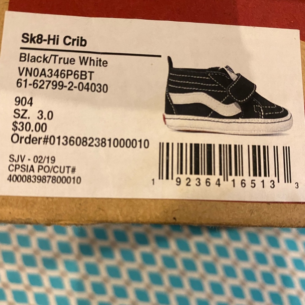 Vans Crib shoes
